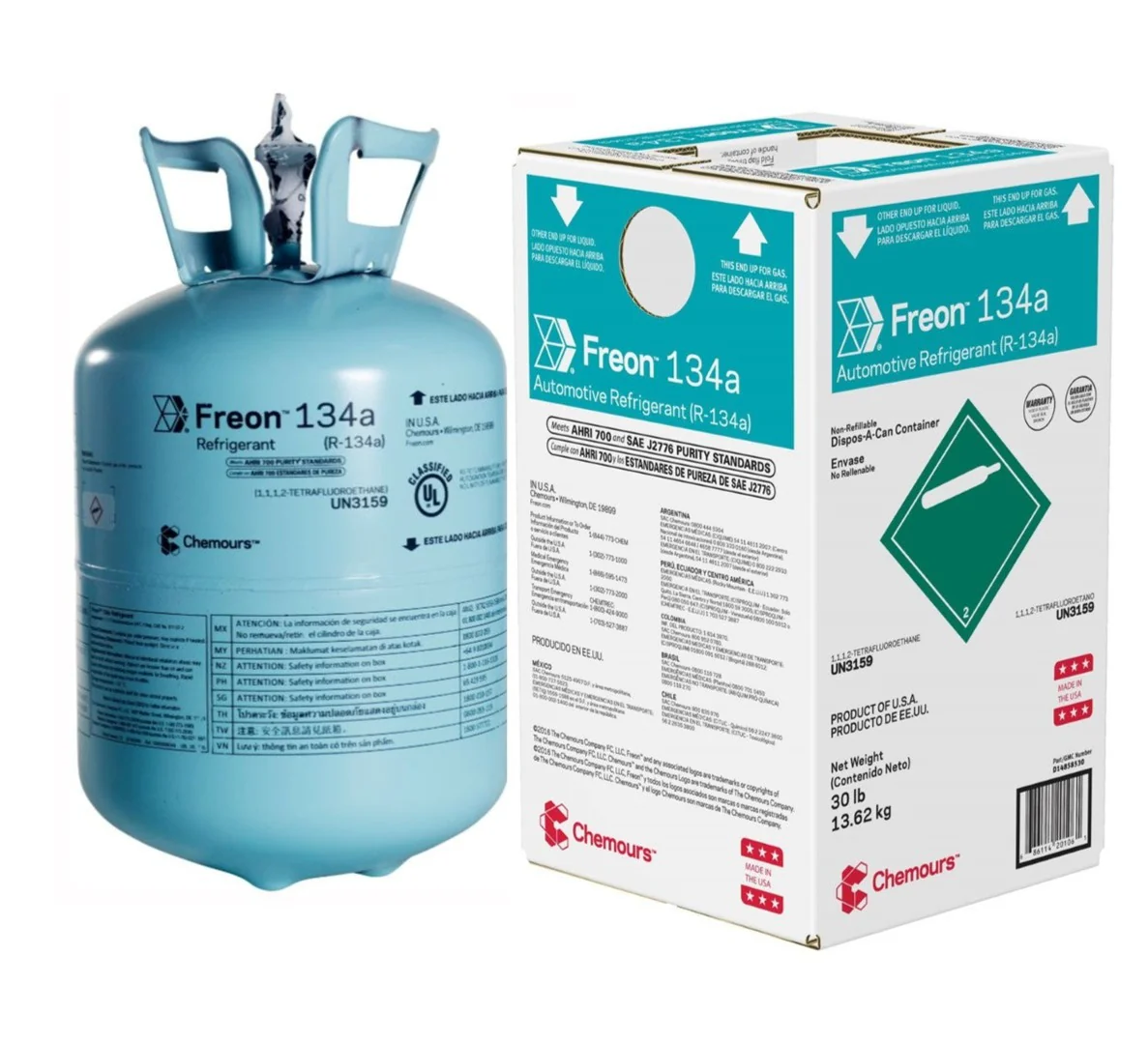 Freon R-134A Refrigerant 30 LB